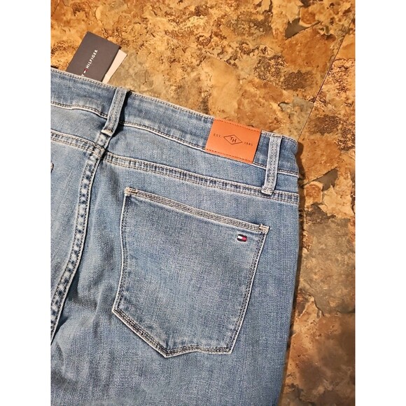 Tommy‎ Hilfiger Tribeca Th Flex Raw Cuff Skinny Jeans Size 8 (J4) - Picture 8 of 10